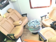 FOTELE KANAPA STOLIK MEBLE MASERATI QUATTROPORTE DO BIURA TOP GEAR ZESTAW