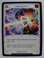 Lightning Press (Blue) (Regular) ELE185 FLESH AND BLOOD