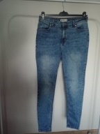 re curvy skinny ultra high rise 14 44 spodnie dżins rurki ze średnim stan