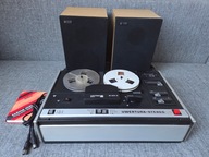 Magnetofon Szpulowy UWERTURA Unitra Oryginał SPRAWNY + Taśmy + Głośniki