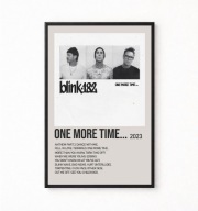 Plakat A4 z ramką BLINK 182 "ONE MORE TIME" 21x29,7cm
