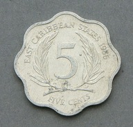 PAŃSTWA WSCHODNIOKARAIBSKIE 5 CENTÓW 1986