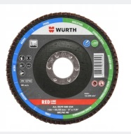 Tarcza ścierna Wurth P60 125 mm 22,2 mm do stali i Inox - 10szt