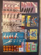 Etykiety zapałczane zestaw 6