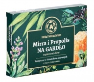 HERBAL MONASTERIUM Mirra i propolis na gardło 12 pastylek do ssania