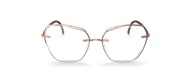 Silhouette ARTLINE 4563 75 3680 ROSEGOLD/RHOD 23kt GOLD PLATED 56mm oprawki