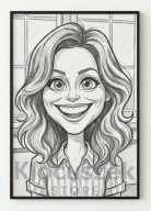 Wyjątkowa KARYKATURA Ołówek z Twojego zdjęcia A3 + Ramka Gratis Urodziny