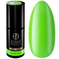 Boska Nails Lakier Hybrydowy do paznokci 421 Zanzibar Shock zielony