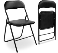 KRZESŁO OGRODOWE SKŁADANE KONFERENCYJNE CATERINGOWE BIURO CZARNE 1SZT.