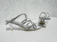 SREBRNE sandały *SOFTSTEP* roz 4/36,5