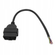 16PIN WTYCZKA MĘSKA OBD2 Z KABLEM 30CM KABEL PRZEDŁUŻKA