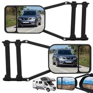 2x DODATKOWE LUSTERKO DO HOLOWANIA PRZYCZEPY KEMPINGOWEJ UNIWERSALNE A226