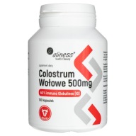 Suplement diety Aliness Colostrum Wołowe 500 mg 100 kapsułek