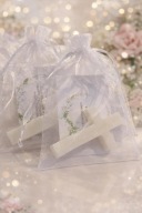 Podziękowania dla Gości–Świeczka Krzyż Chrzest komunia bierzmowanie