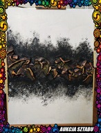 Obraz malowany akrylami na płótnie 30 x 40 cm