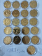 M08 Monety NG 2zł 2011 21szt Miłosz Smoleńsk Ułan Kalisz Łódź Polonia