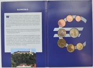 Słowenia zestaw menniczy w blistrze 2007 rok od 1 cent do 2 euro