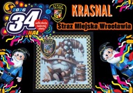 Unikatowa pamiątka krasnal halabardnik w ramce - Straż Miejska Wrocławia