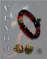 VENOM MARVEL AVENGERS science fiction bransoletka PARACORD skull - jedyna!