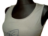 Piżama damska szerokie RAMIONKA szorty r. L