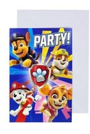 Zaproszenia Urodzinowe PSI PATROL 5 szt.