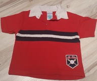 Okiedokie bluzka polo czerwona 4 lata
