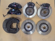 AUDI Q5 SQ5 Q7 Q8 A6 ZACISKI AKEBONO TARCZE KLOCKI PRZÓD 375mm SWAP ZESTAW