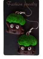 KOLCZYKI Z MODELINY FAJNIAKI DRZEWO DOBROMIR BIEDR