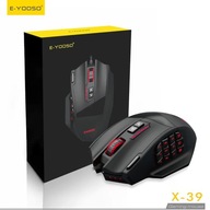 NEW! Profesjonalna mysz gamingowa E-Yooso X-39 | RGB | 16400 DPI | USB