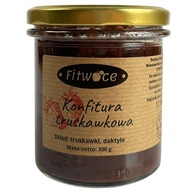 Konfitura rzemieślnicza kraftowa truskawkowa bez cukru 300 g z daktylem