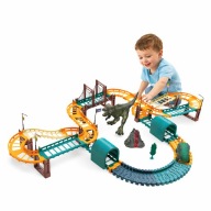 INTERAKTYWNY TOR WYŚCIGOWY SAMOCHODOWY RESORAK AUTO DINOZAUR DLA DZIECI