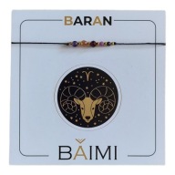 Bransoletka zodiak BARAN Kamienie naturalne