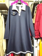 Sukienka granatowa masełko, r. Uni Italy !!!