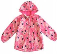 Tu lekka kurtka z kapturem 9-12 miesięcy flamingi