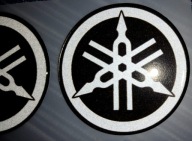 YAMAHA Logo 3D 5cm ODBLASK 1szt Emblemat FJR MT R1 YZF BT1100 Raptor