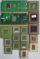 Stare procesory PC Intel, odzysk Au, odzysk złota, 372g