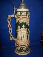 --[@gi]Stary-Rodzinny kufel dzban 44cm ok,1880r-XXL-