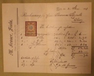 M. Groser, Biala,, KOZY, Byrski, BIELSKO - BIAŁA, 1898 rok - ZNACZEK