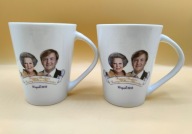 2 kubki Beatrycze i Wilhelm Aleksander monarchia