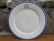 Płaski Talerz Deserowy_"SPOŁEM"_ LUBIANA PRL