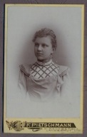 Kamienna Góra Pietschmann 1899r. FOTOGRAFIA na TEKTURZE Cdv 400i