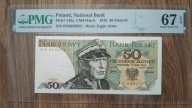 50zł 1975 seria BN PMG 67 EPQ