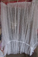 ŁADNA FIRANKA Z TASMĄI DODATKI DO USZYCIA