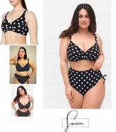Śliczny markowy kostium bikini SWIM by ZIZZI góra 54 dół 56