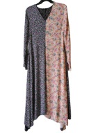 Next sukienka z łączonych materiałów patchwork 40