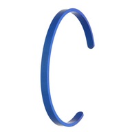 54811 Bransoletka sztywna niebieska stal chirurgiczna
