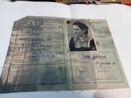 Stara Legitymacja Kennkarta Kennkarte 1941r Neugard Nowogard