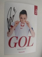 Zdjęcie 10x15 autograf Polska Ewa Pajor Reprezentacja GOL