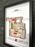 Obraz na ścianę ,biurko w ramce CS 2 counter strike 2 TRAIN druk 3D