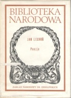 JAN LECHOŃ POEZJE BN BIBLIOTEKA NARODOWA OSSOLINEUM tw.op. UNIKAT